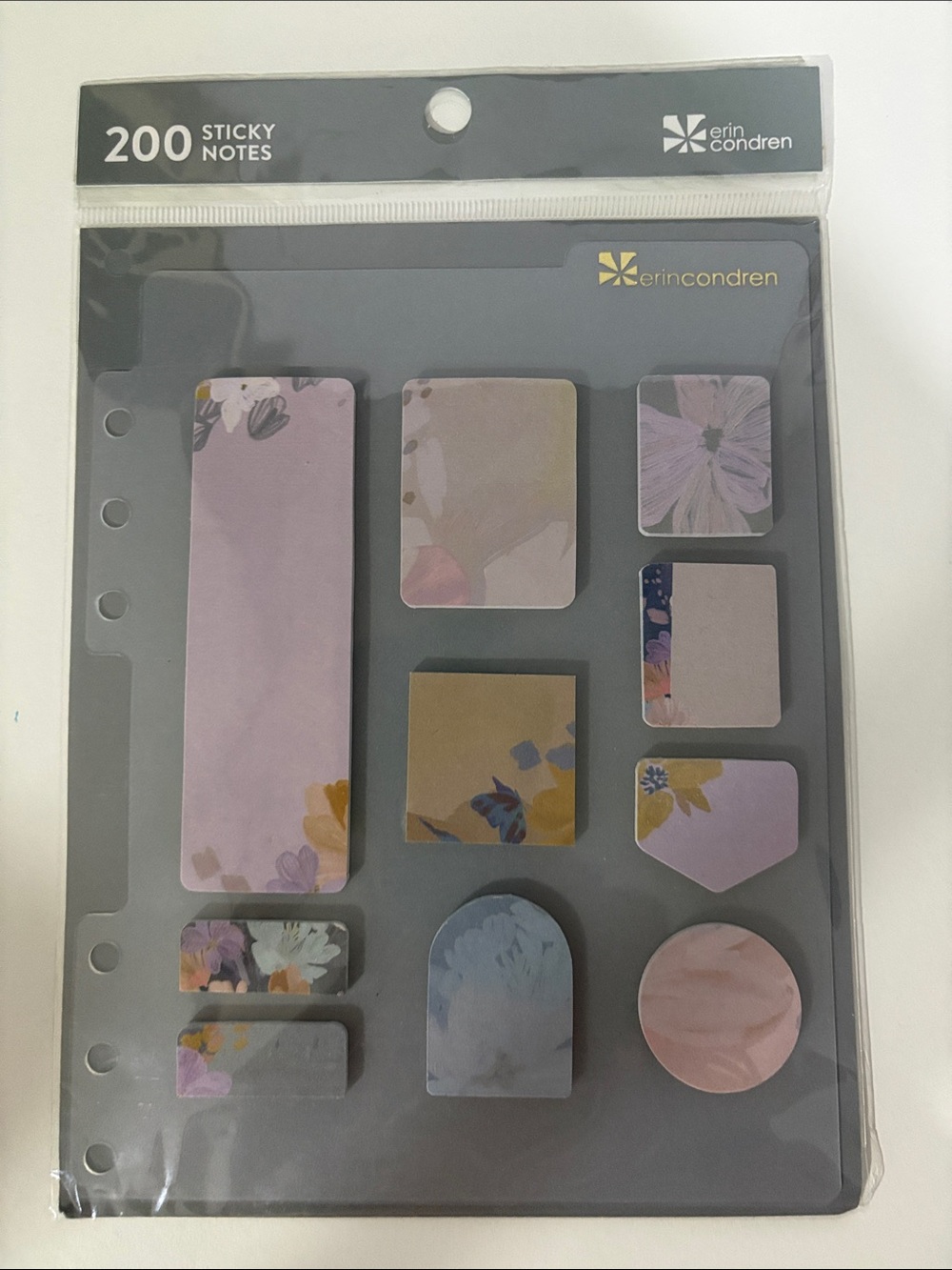 Erin Condren Bold Blooms Universal Snap-In Sticky Notes